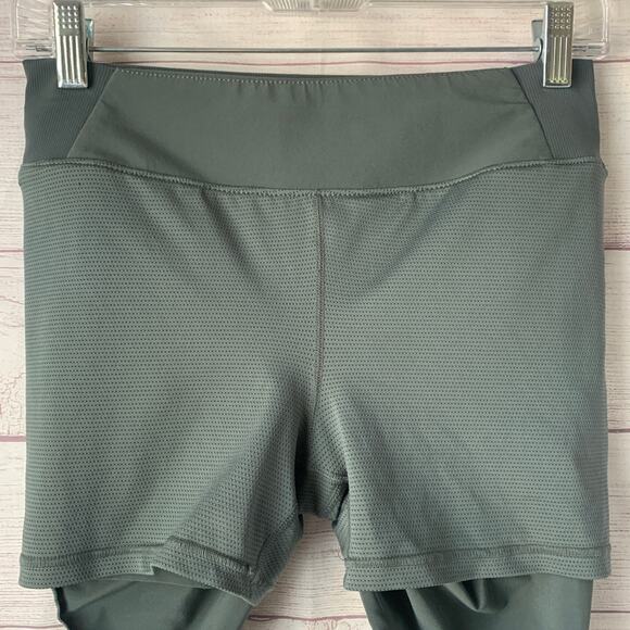 Athleta Sage Green Brooklyn Stretch Mini Skort Zipper Pockets Golf Tennis Size 2 - Picture 10 of 16
